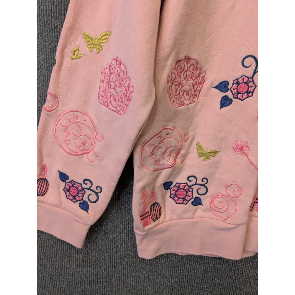 Wicked Box Lunch Sweatshirt Womens Medium Glinda Embroidered Pullover Crew Neck - Picture 2 of 11